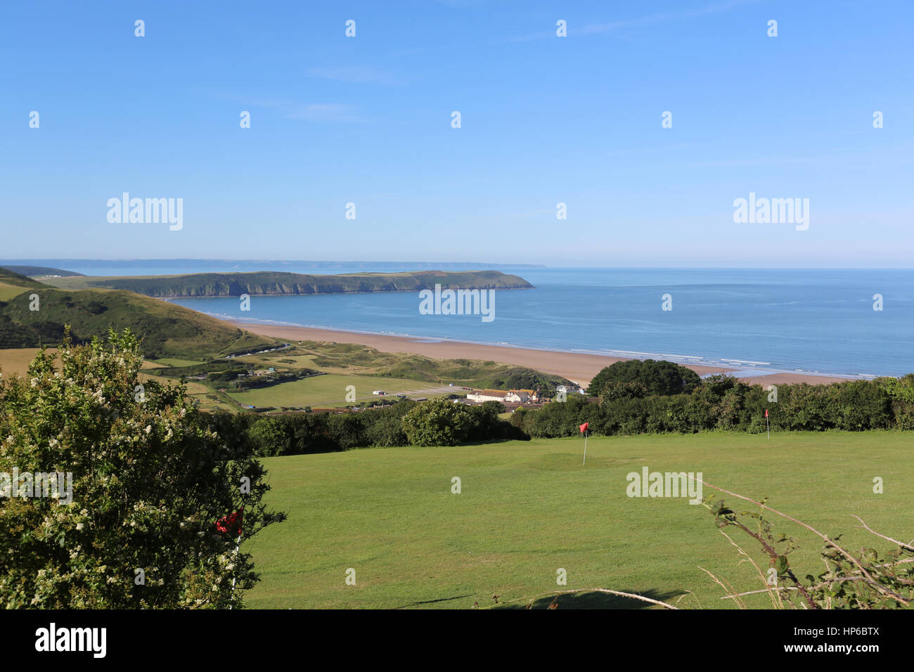 Spiel, Miracle und Putt Stil Kurzbahn in devon Stockfoto