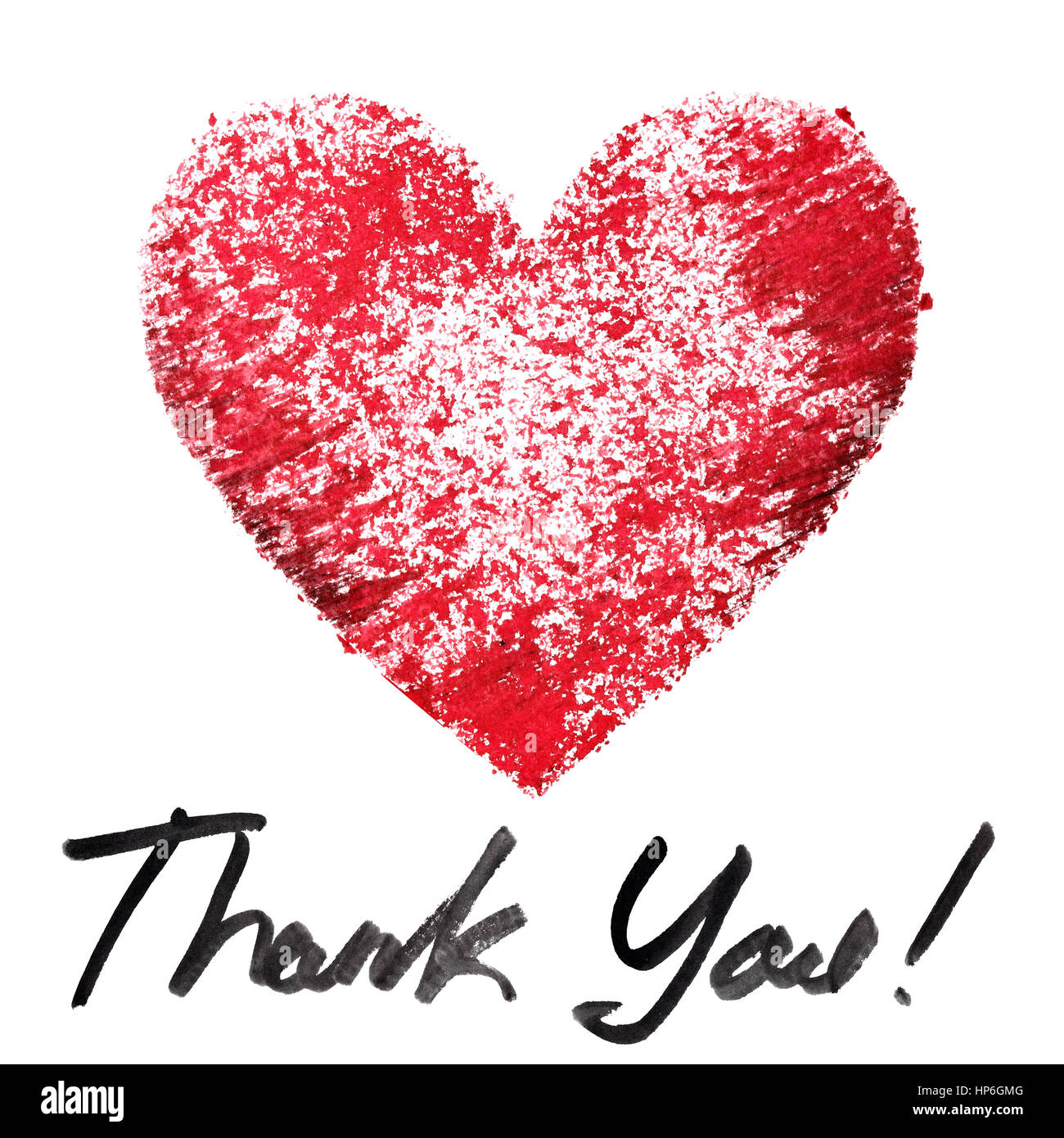 Danke Rotes Herz Schablone Und Schriftzug Auf Dem Weissen Hintergrund Stockfotografie Alamy