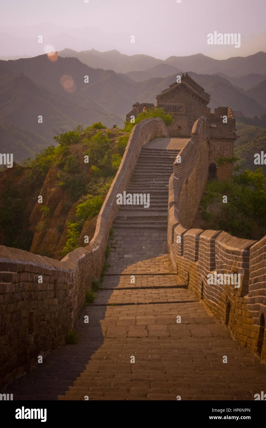 Die chinesische Mauer Stockfoto