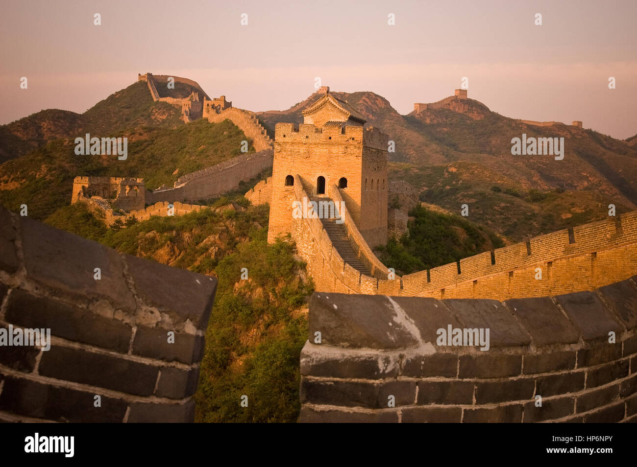 Die chinesische Mauer Stockfoto