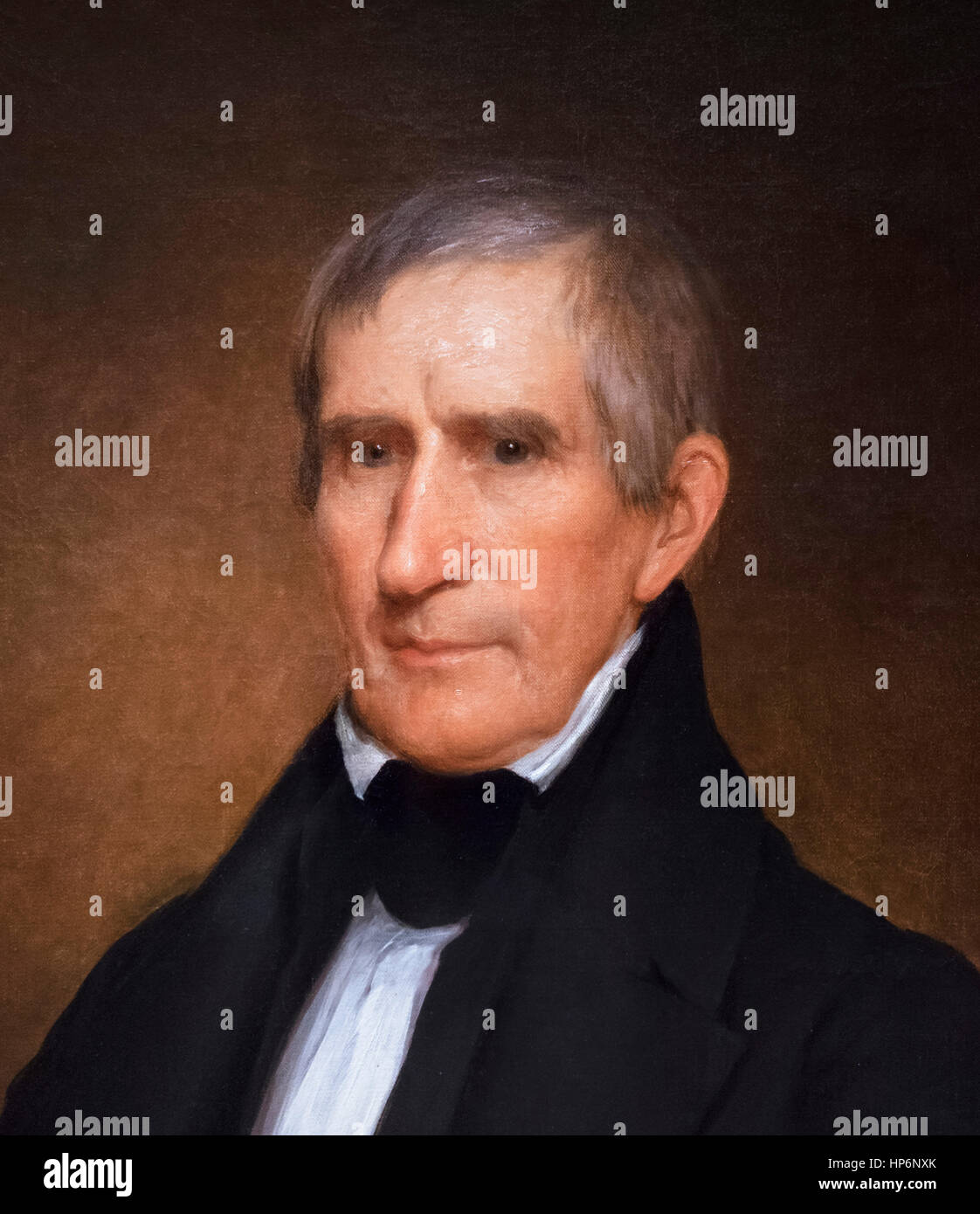William Henry Harrison (1773-1841), 9. der Präsident der Vereinigten Staaten. Portrait von Albert Gallatin Hoit, Öl auf Leinwand, 1840. Stockfoto