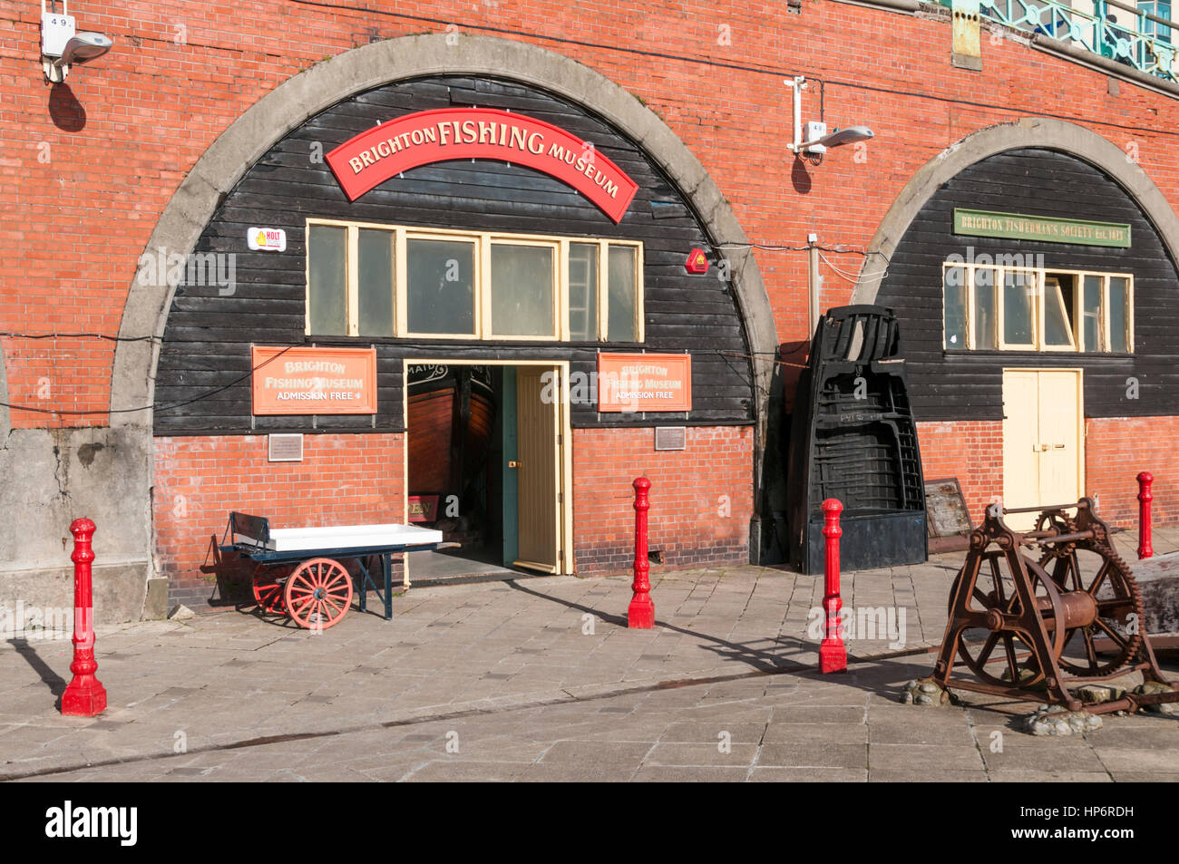 Brighton Fischereimuseum Stockfoto