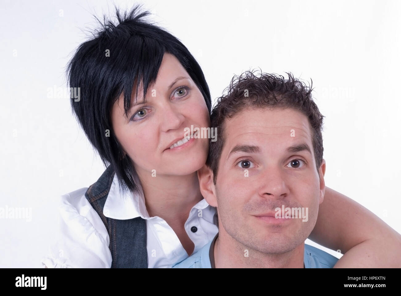 Model freigegeben, Liebespaar, 30 + - Liebespaar Stockfoto