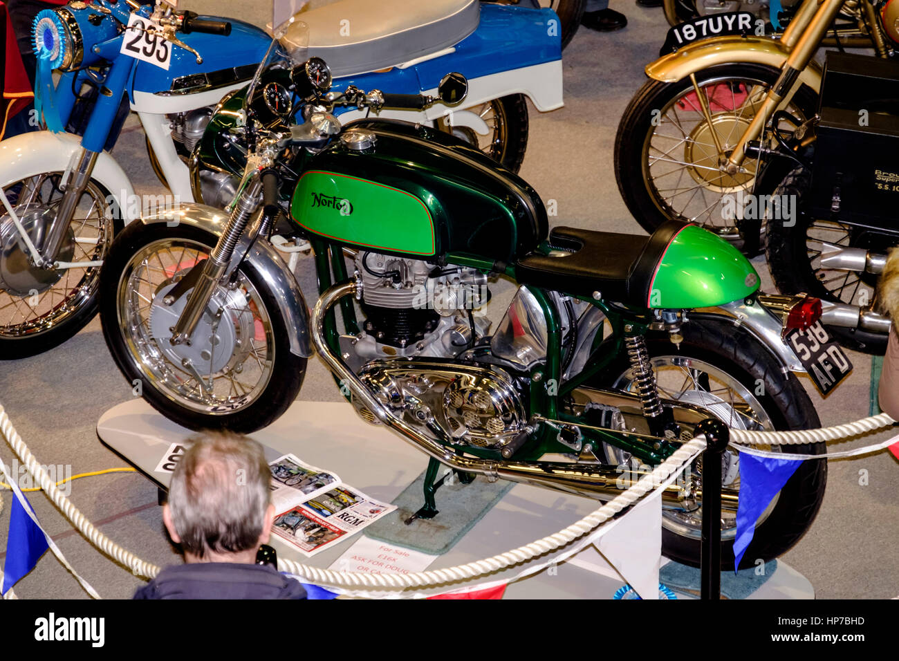 2017 Bristol Classic Bike show in Shepton Mallet Norton Commando Stockfoto