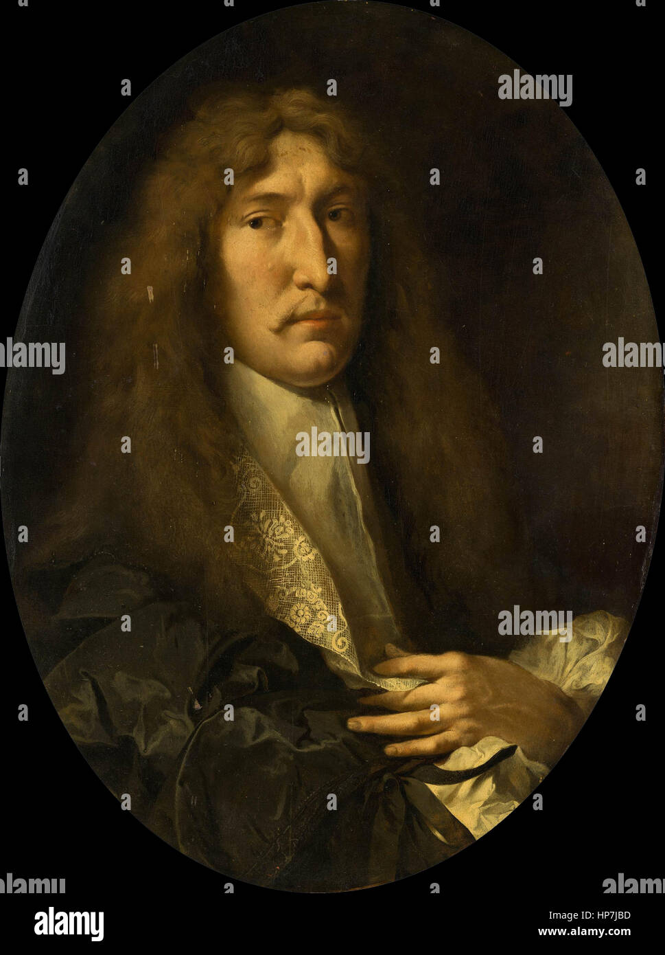 Heinrich Dittmers Porträt eines Mannes - Museum Mauritshuis den Haag Stockfoto