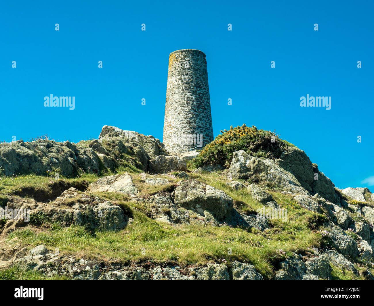 Turm Stepper Point, Cornish Nordküste in der Nähe von Padstow Stockfoto