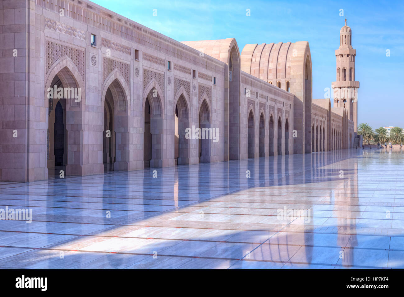 Sultan Qaboos Grand Mosque, Muscat, Oman, Naher Osten, Asien Stockfoto