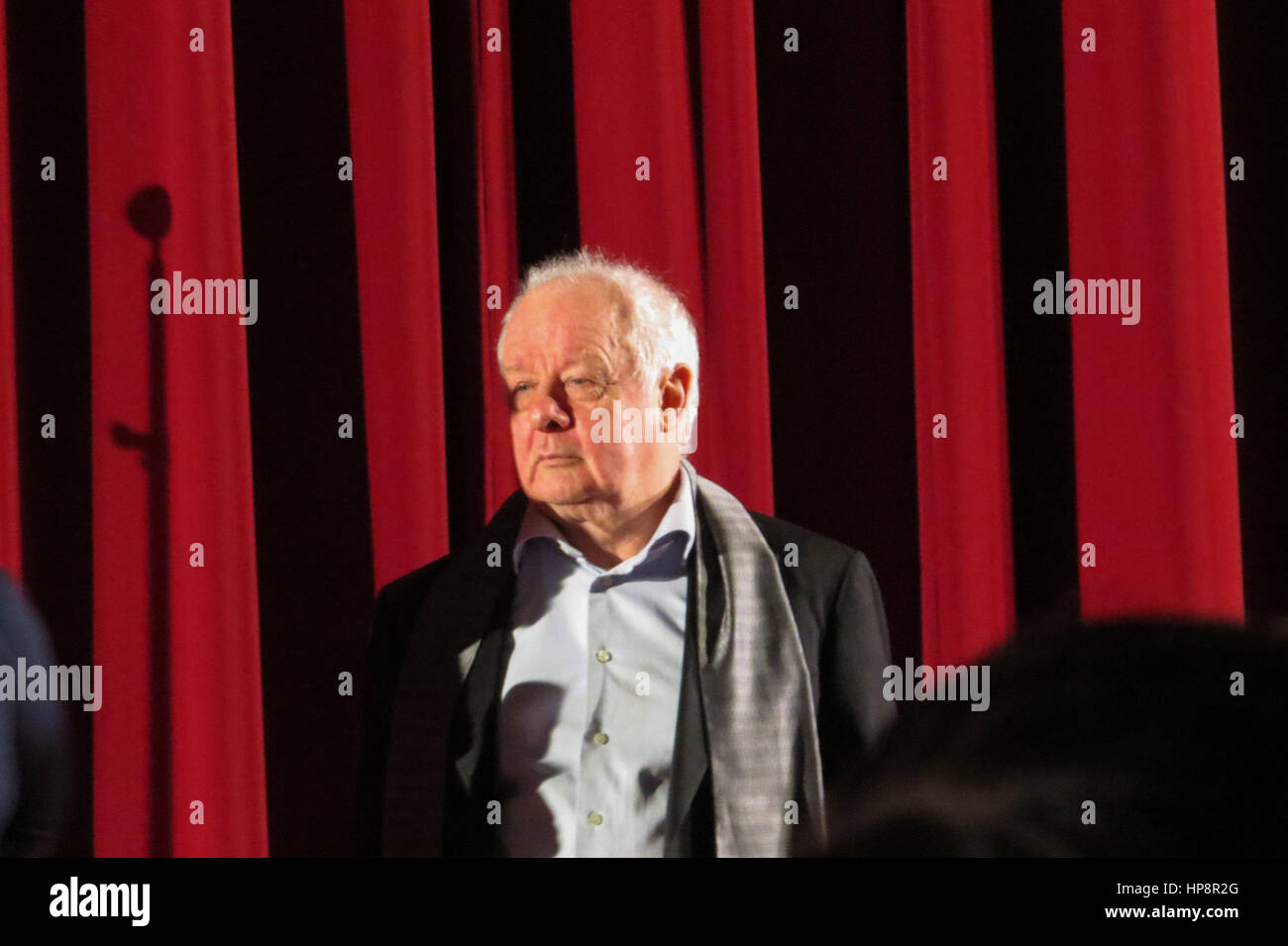 Dublin, 2017-02-18, Jim Sheridan bei der Präsentation seines Films "The Secret Schrift" an die Dublin International Filmfestival 2017 Stockfoto