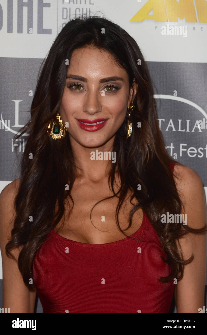 Hollywood, Ca. 19. Februar 2017. Julia Lupetti bei der 12. Auflage des Los Angeles Italia Film, Fashion und Kunst Fest im TCL Chinese 6 Theater am 19. Februar 2017 in Hollywood, Kalifornien. Bildnachweis: David Edwards/Medien Punch/Alamy Live-Nachrichten Stockfoto