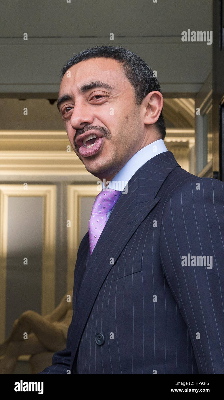 Sheikh abdullah bin zayed al nahyan Fotos und Bildmaterial in hoher