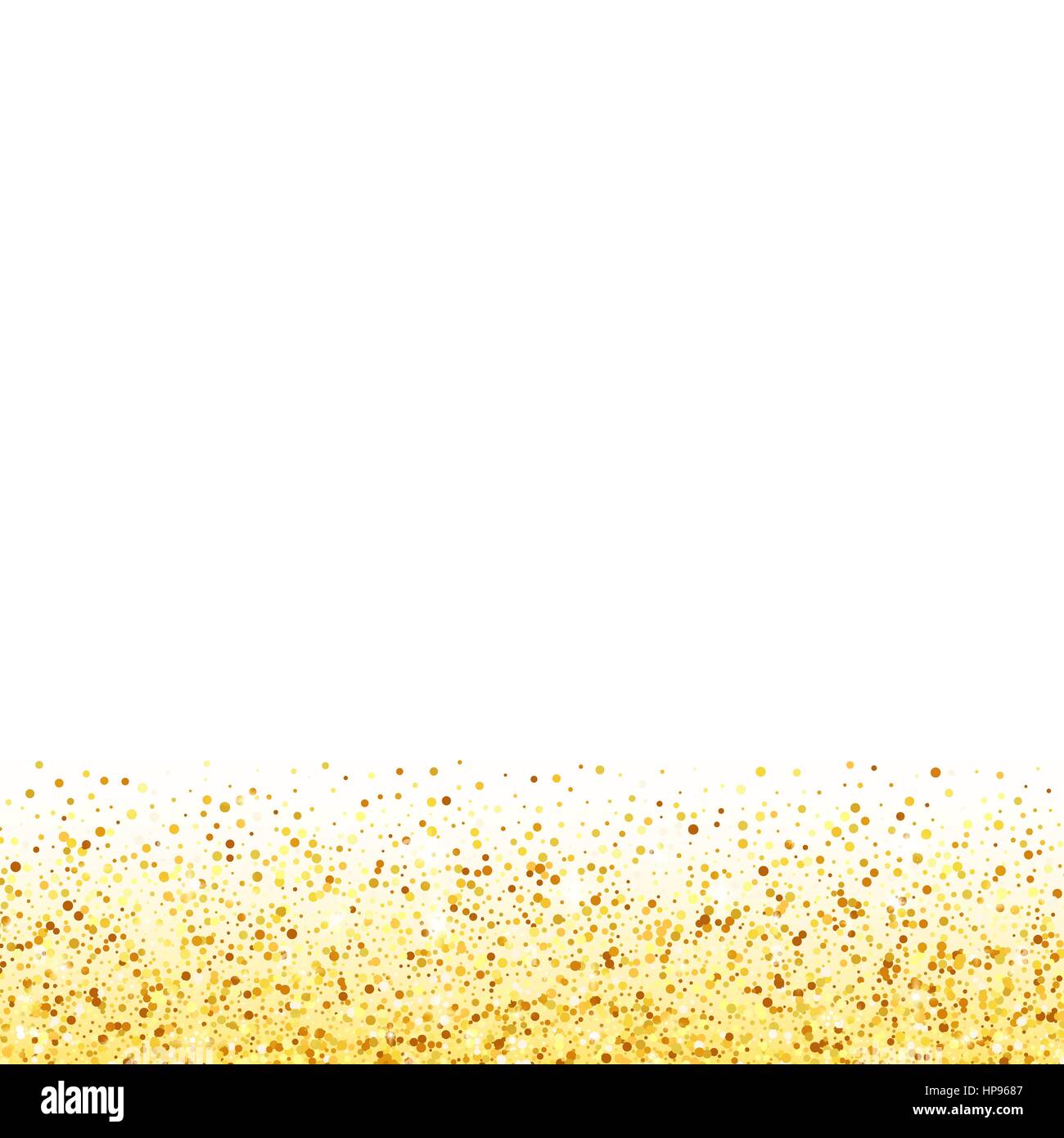 Vektor Goldglitter Welle abstrakter Hintergrund, golden funkelt auf weißem Hintergrund, vip-Design-Vorlage Stock Vektor