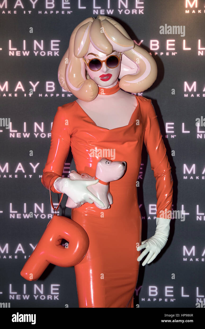 Pandemonia angekommen die Maybelline bringen auf The Night Fashion Week Party, im The Scotch of St James, London statt. Bild Datum: Donnerstag, 16. Februar 2017. Bildnachweis sollte lauten: Chris J Ratcliffe / PA Wire Stockfoto