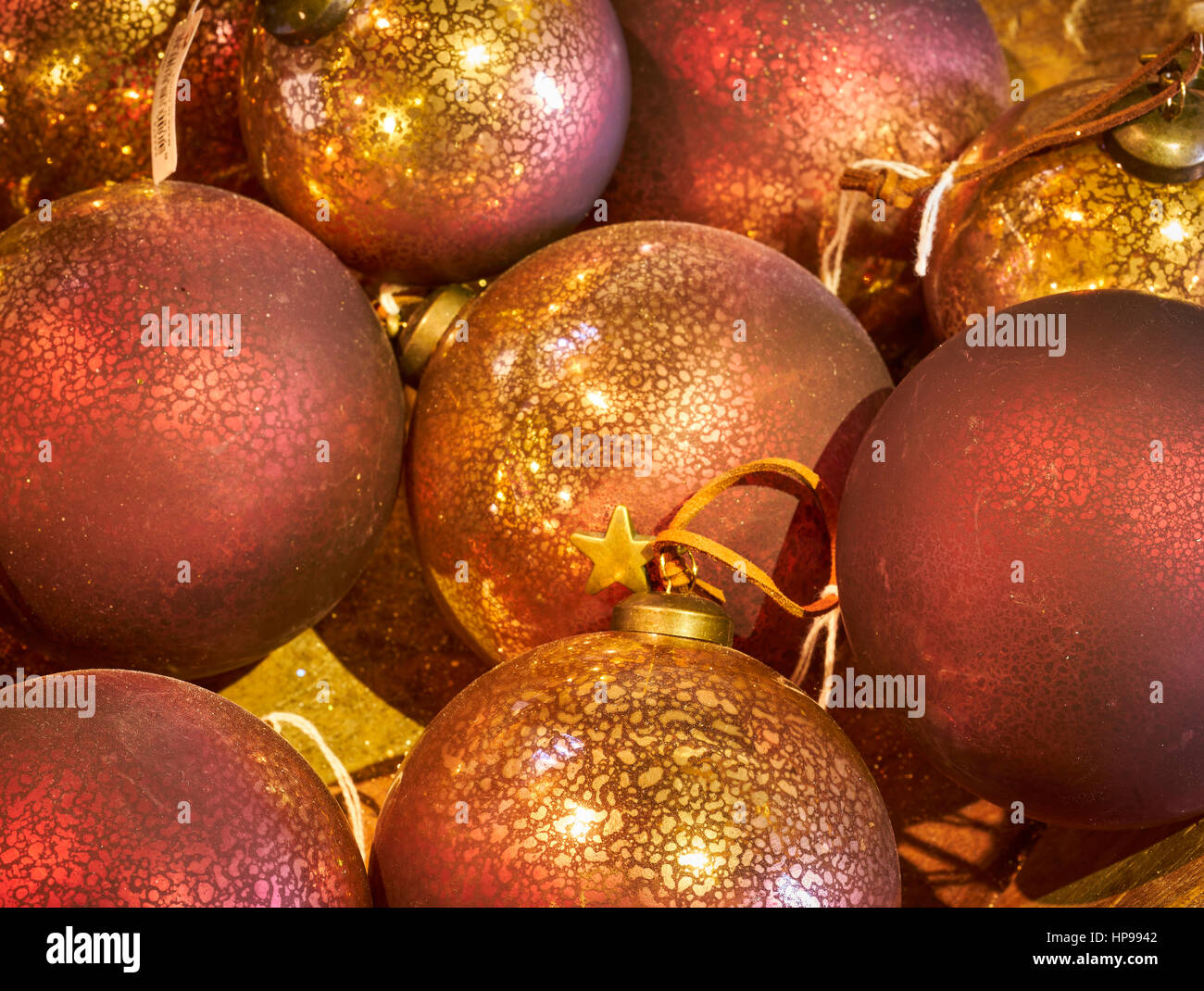 Weihnachtskugeln rot Luxus Stockfoto Weihnachtskugeln rot Luxus Stockfoto