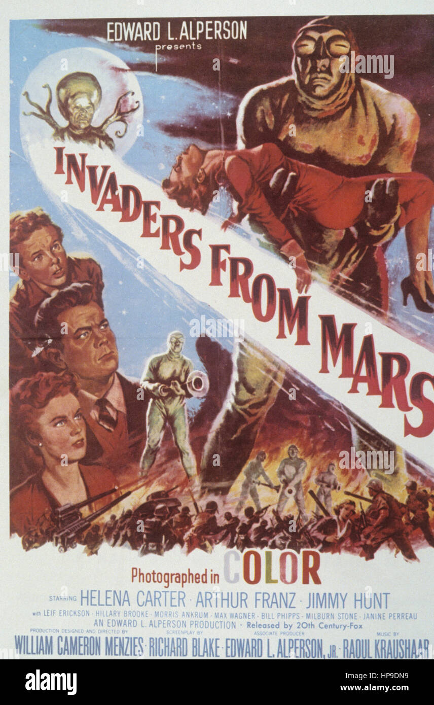 Invasoren vom Mars, 1953 Stockfoto