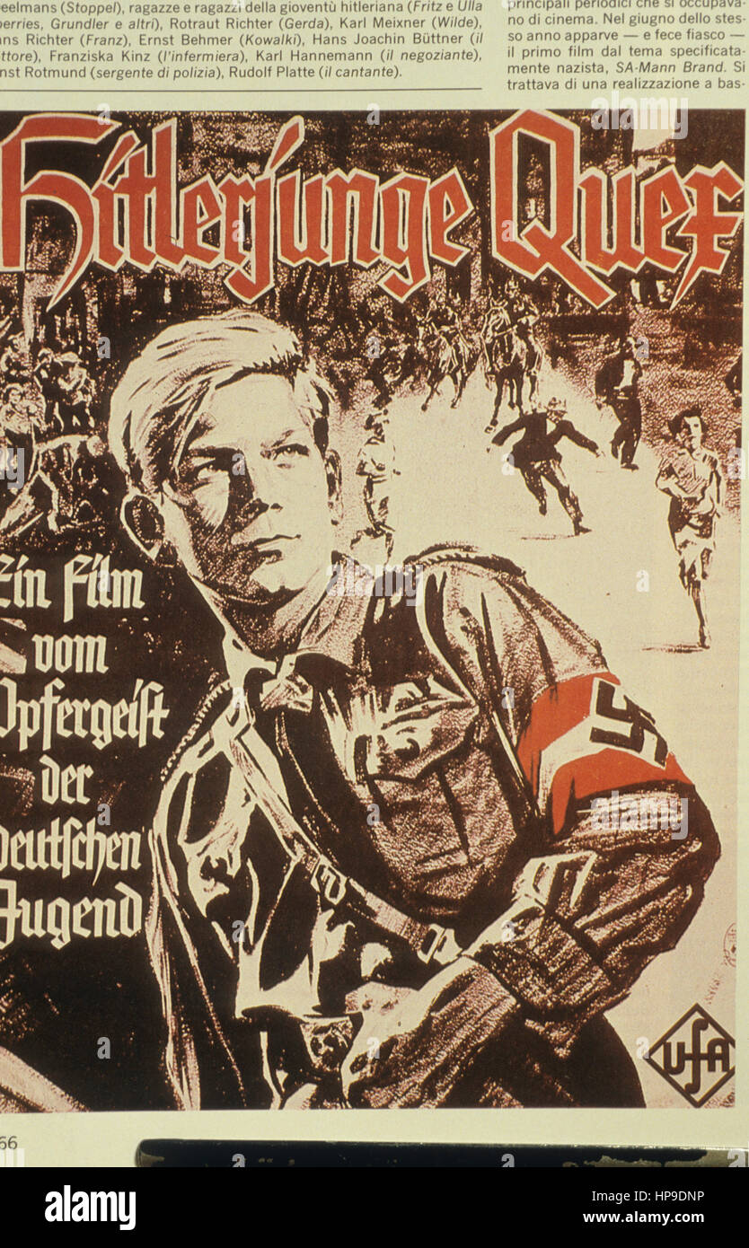 Hitlerjunge Quex, 1933 Stockfoto