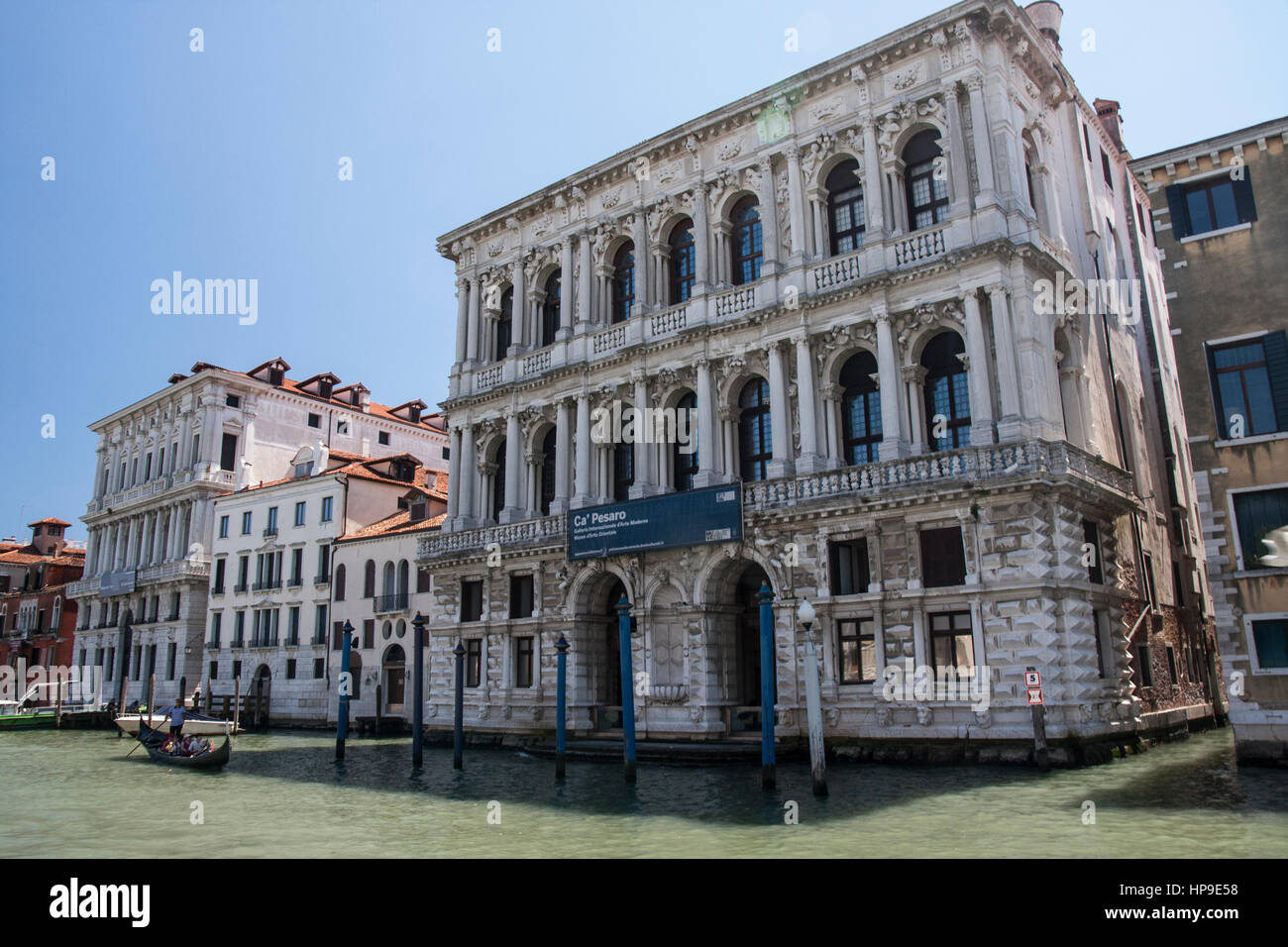 Internationale Galerie für moderne Kunst Ca' Pesaro in Venedig, Italien Stockfoto