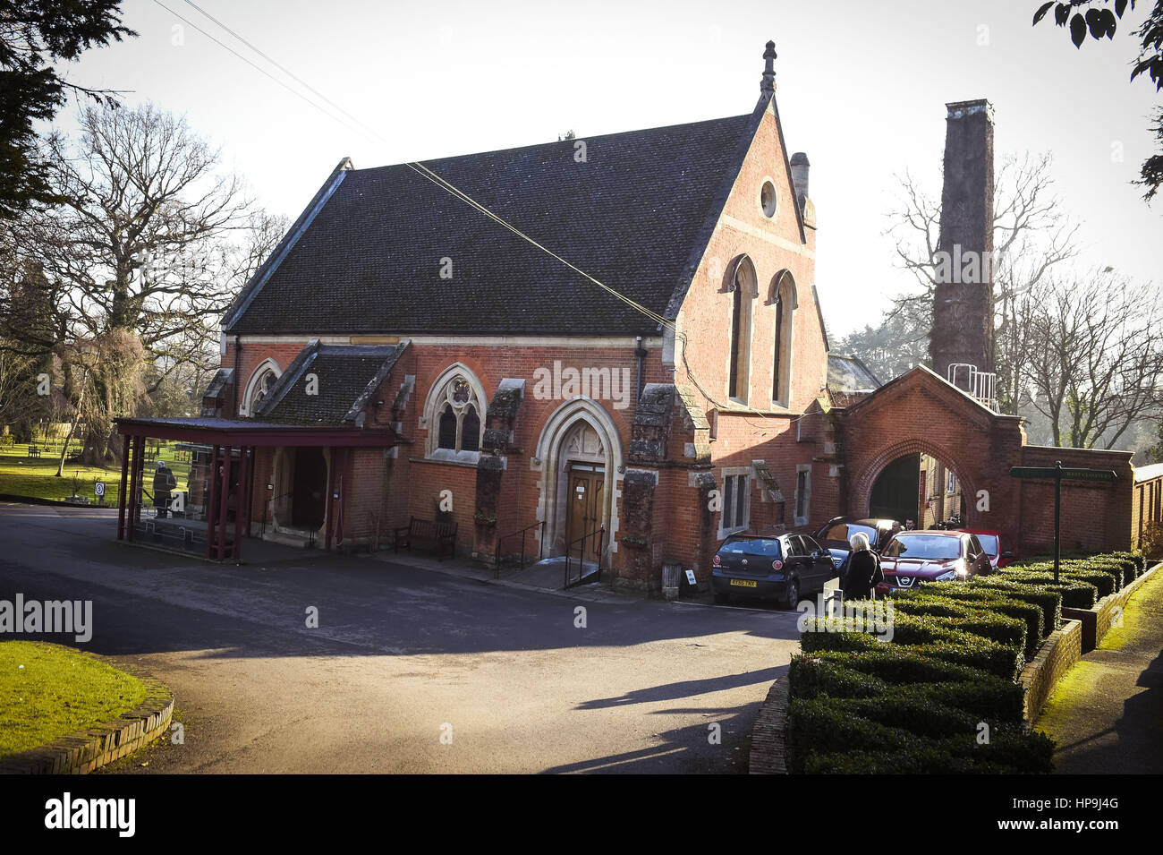 Die Beerdigung von Status Quo Gitarrist Rick Parfitt Woking Krematorium in Surrey. Parfitt starb im Dezember in Spanien an Sepsis, die im Zusammenhang mit einer Schulterverletzung.  Mitwirkende: Rick Parfitt Beerdigung wo: London, Vereinigtes Königreich bei: Kredit-19. Januar 2017: Danny Clifford/Hottwire.net/WENN.com Stockfoto