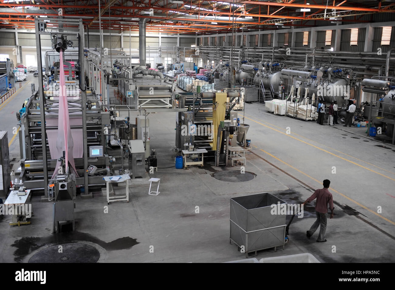 Indien, Tamil Nadu, Tirupur, FairtradeTextilFabrik, sterben Einheit