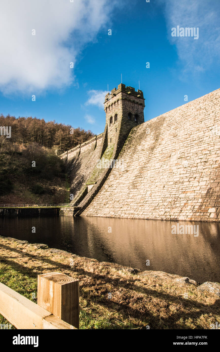 Derwent Derbyshire ländlichen Garten Stockfoto