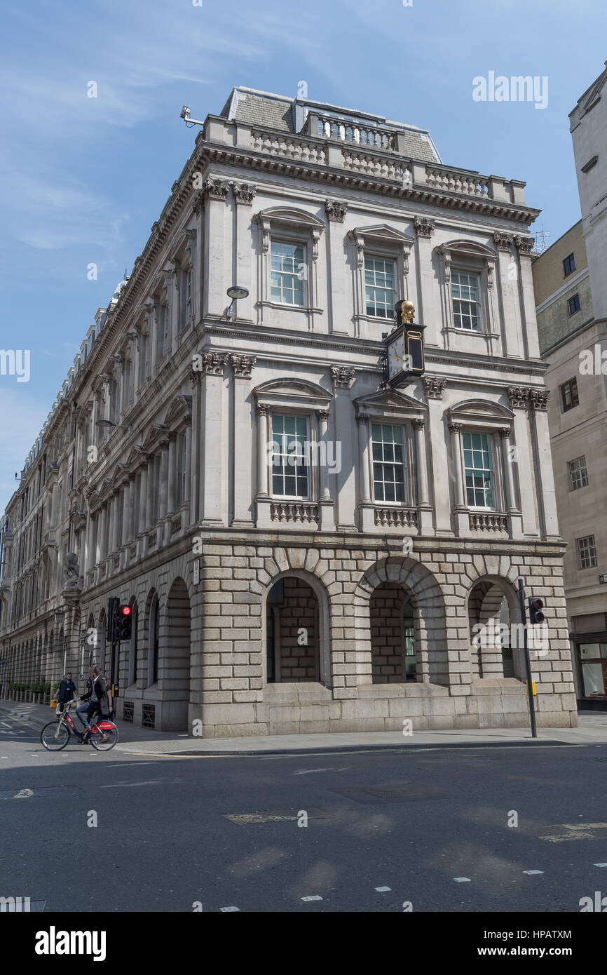 Im Herzen der Stadt steht dieses späten georgianische Gebäude Nr. 1 König Steet. Stockfoto