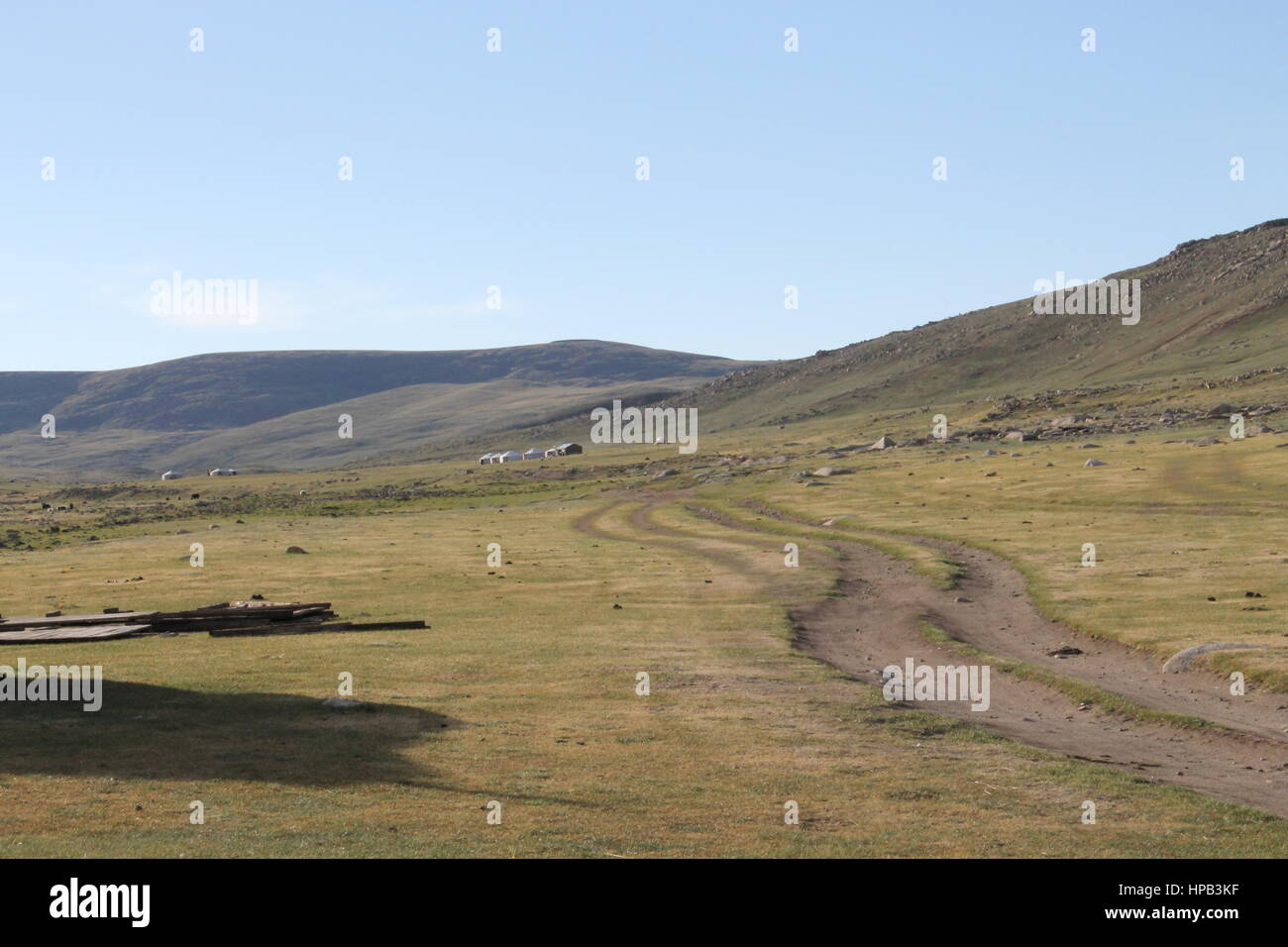 Mongolische Pfad Stockfoto