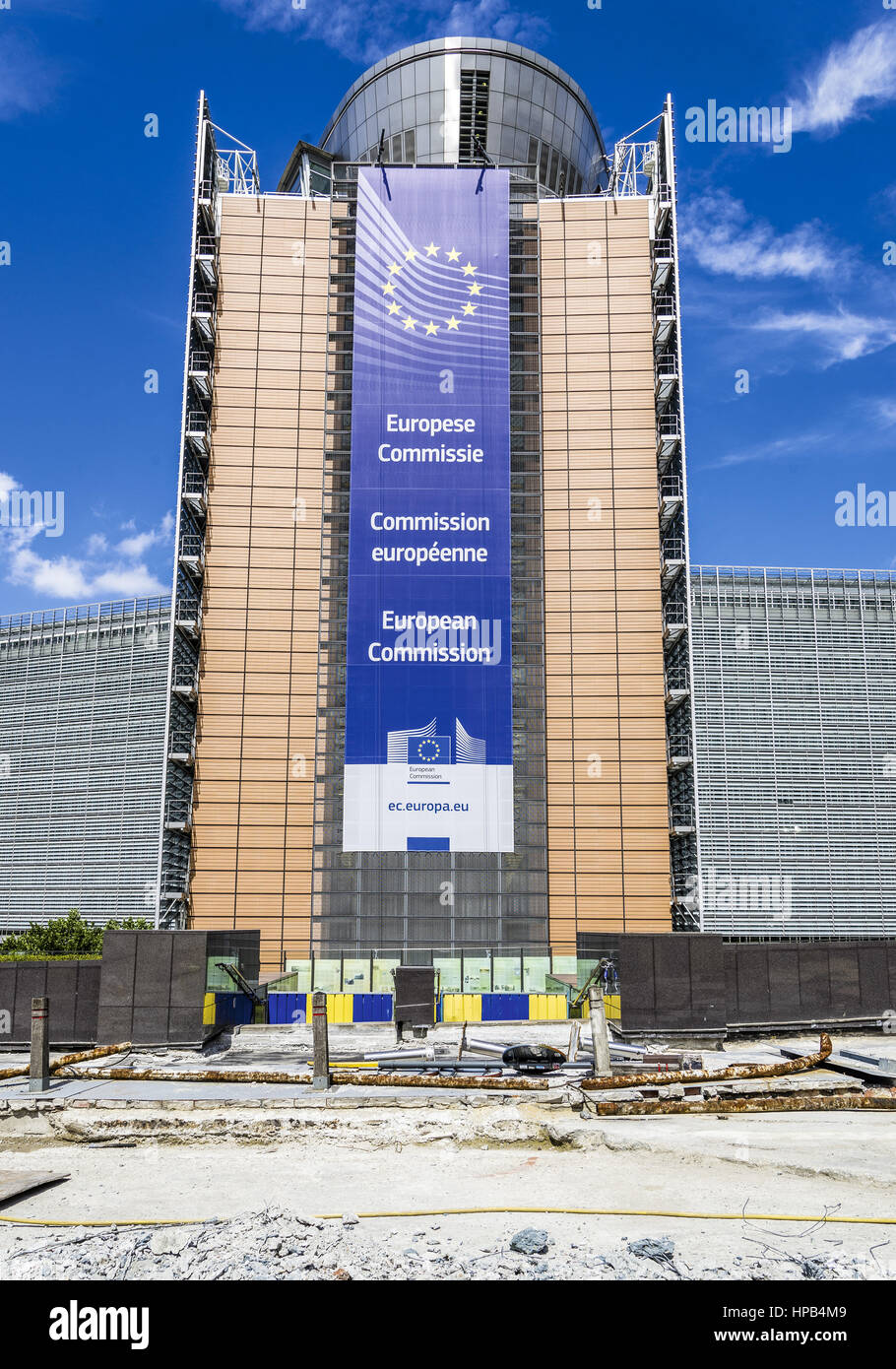 Europaeische Kommission in Bruessel, Belgien Stockfoto