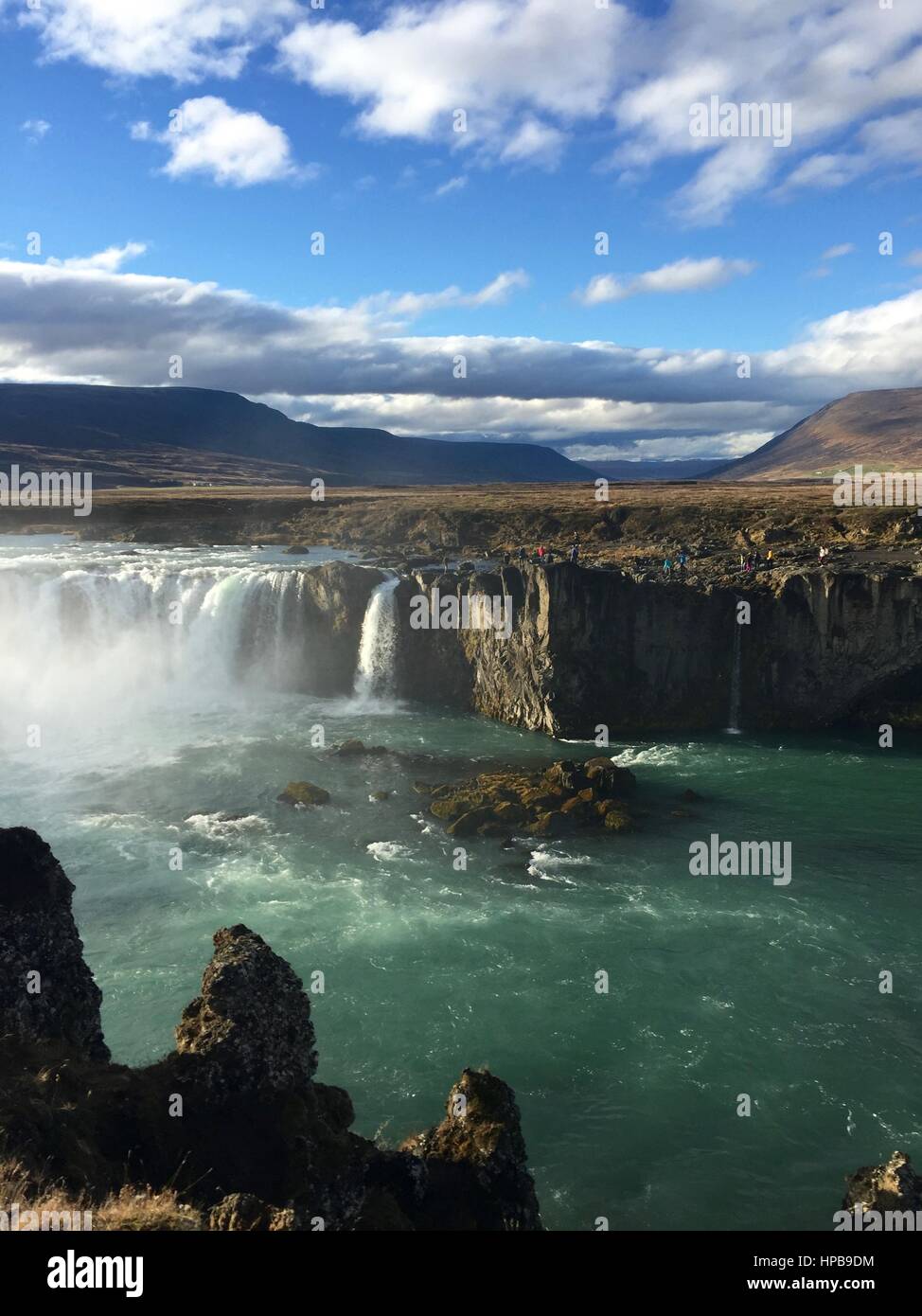 Isländische Wasserfall Stockfoto