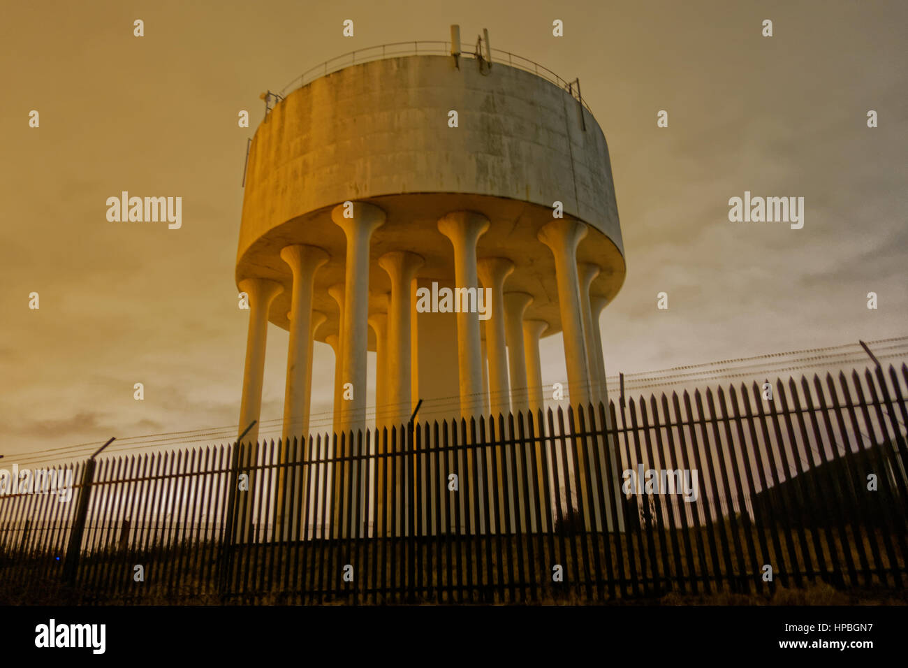 Drumchapel Wasserturm Stockfoto