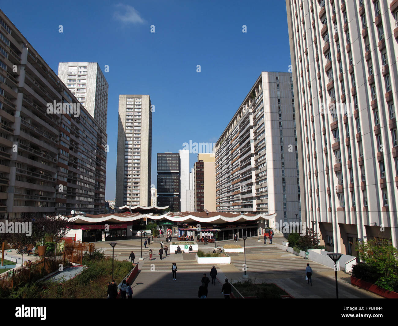 Les Olympiades, Chinatown, Paris, 75013, Frankreich, Europa Stockfoto