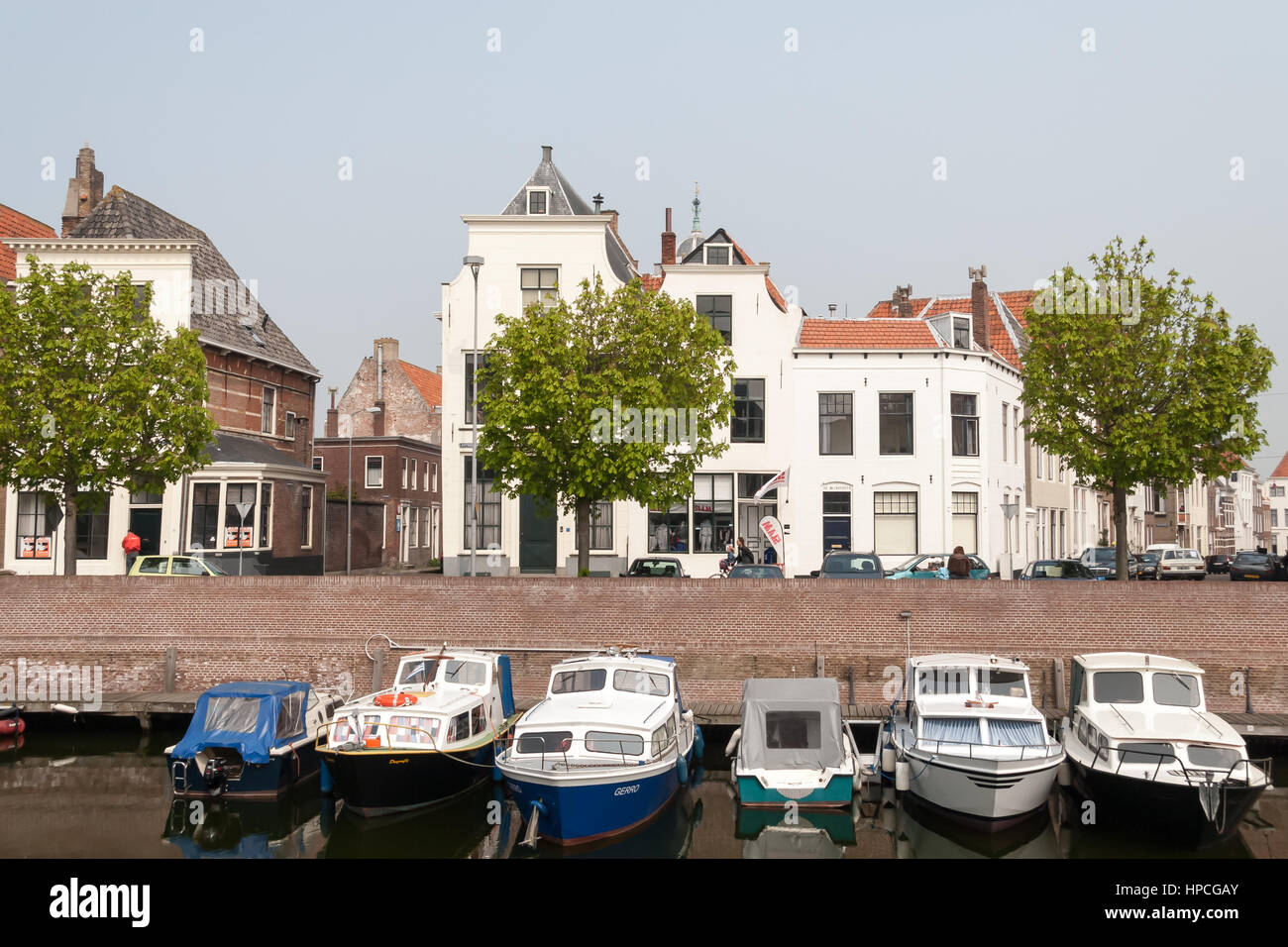 Marina in Middelburg, Zeeland, Holland, Niederlande, Europa Stockfoto