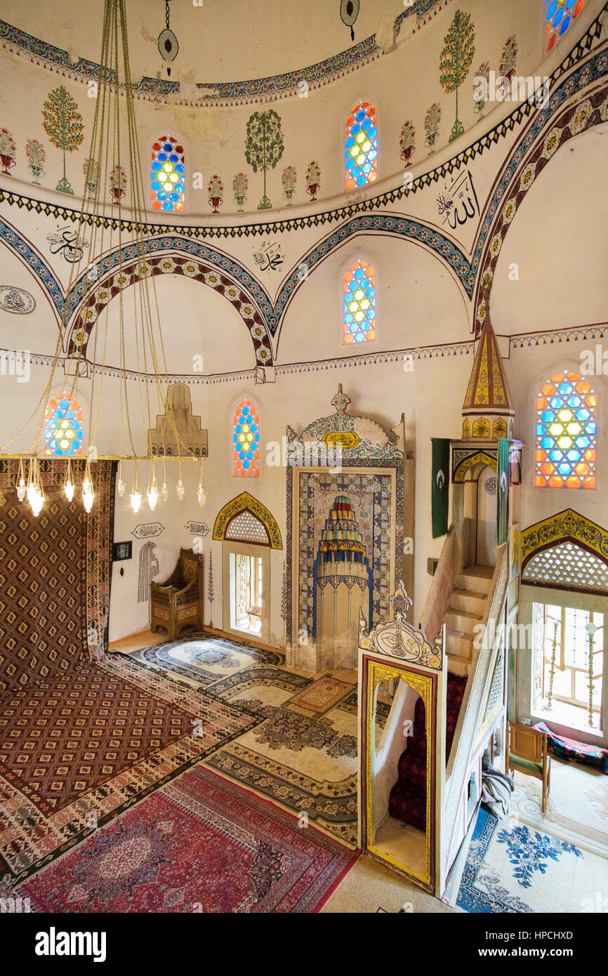 Innere des Koski Mehmed-Paša-Moschee, Mostar, Bosnien und Herzegowina Stockfoto