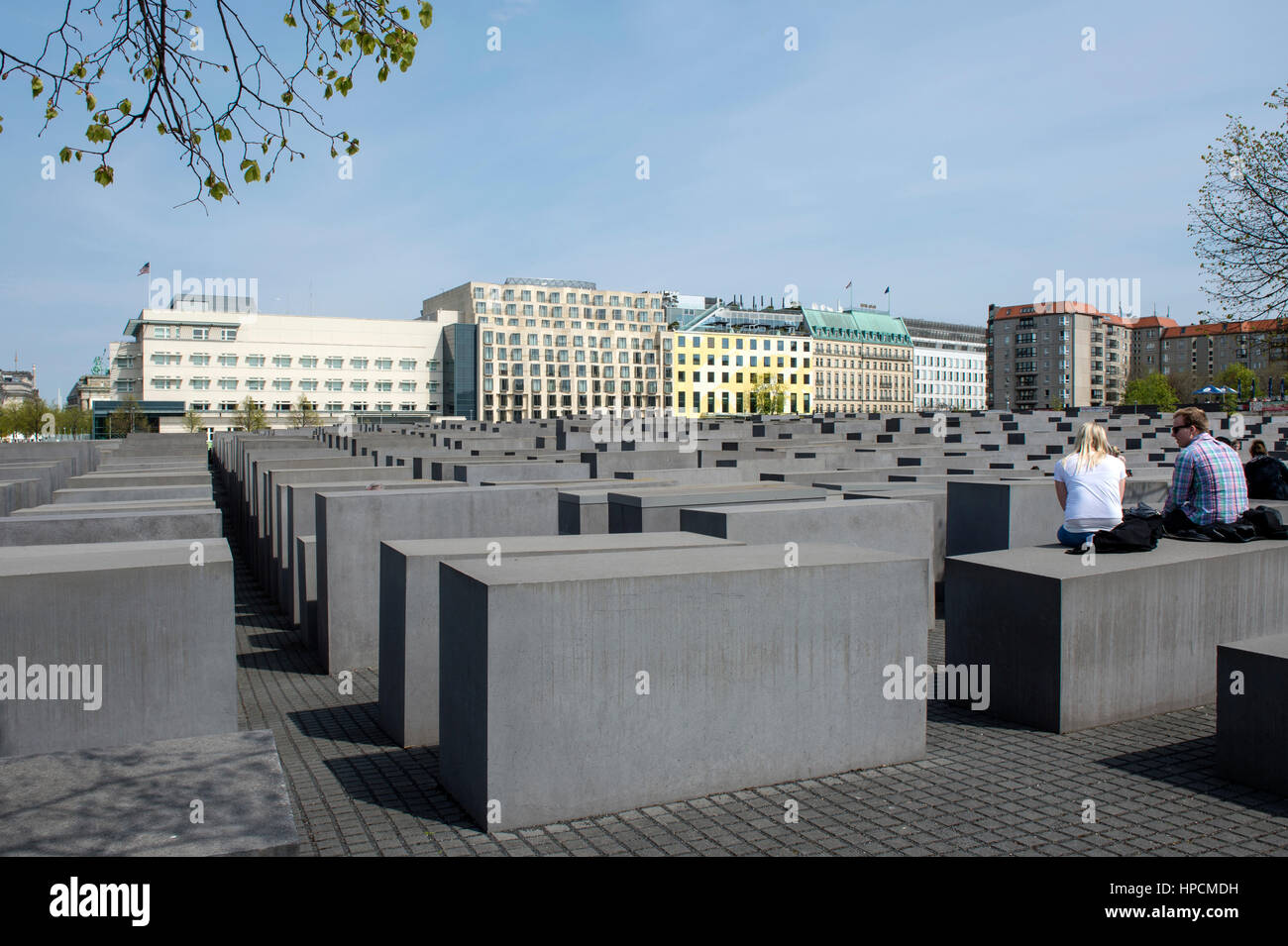 Deutschland, Berlin, Holocaust Mahnmal Stockfoto