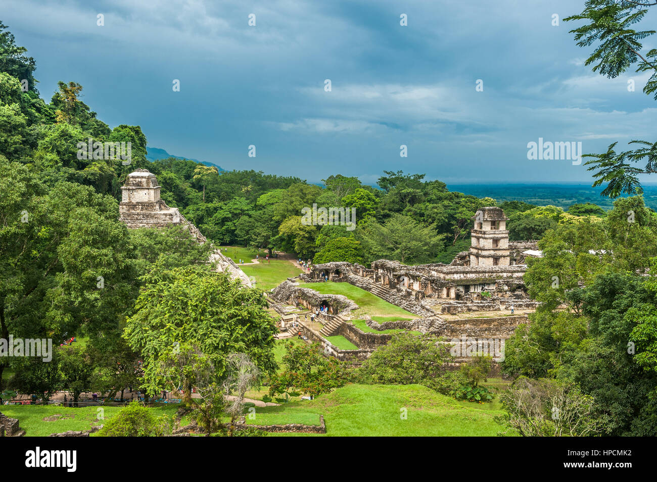 Ruinen von Palenque, Mexiko Stockfoto