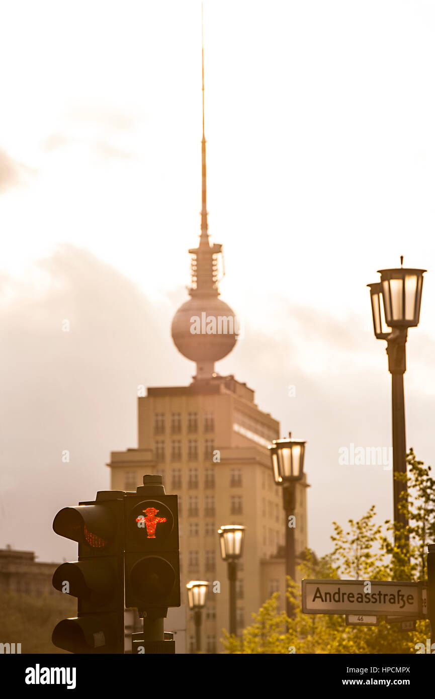 Deutschland, Berlin, Karl-Marx-Alle Stockfoto