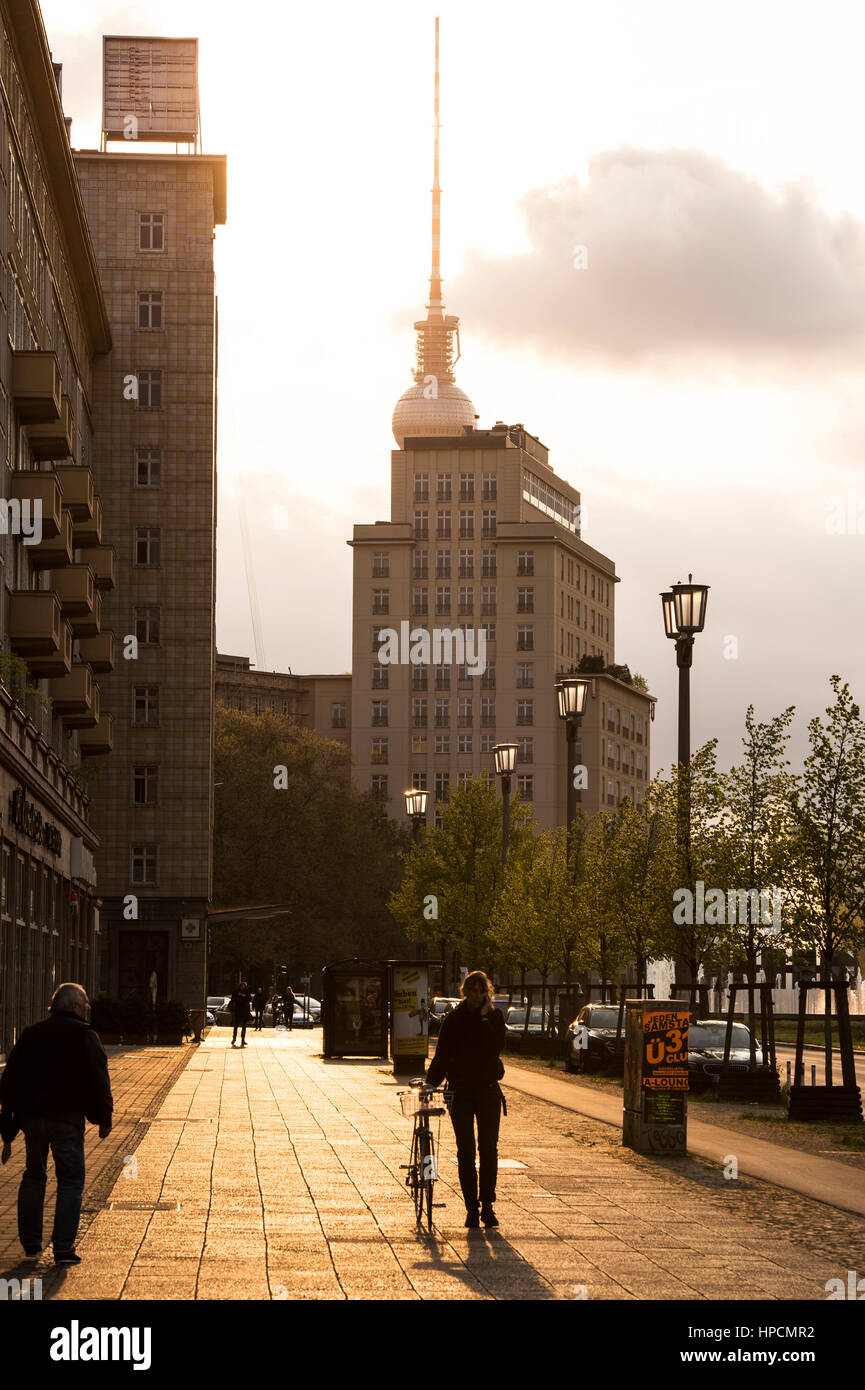 Deutschland, Berlin, Karl-Marx-Alle Stockfoto