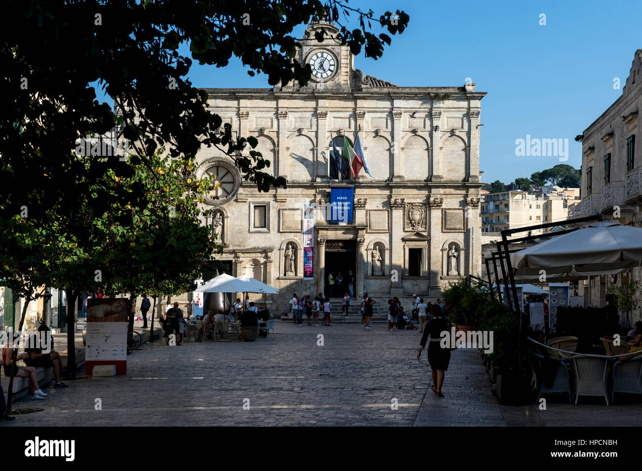 Italien, Basilikata, Matera, Stadtzentrum Stockfoto