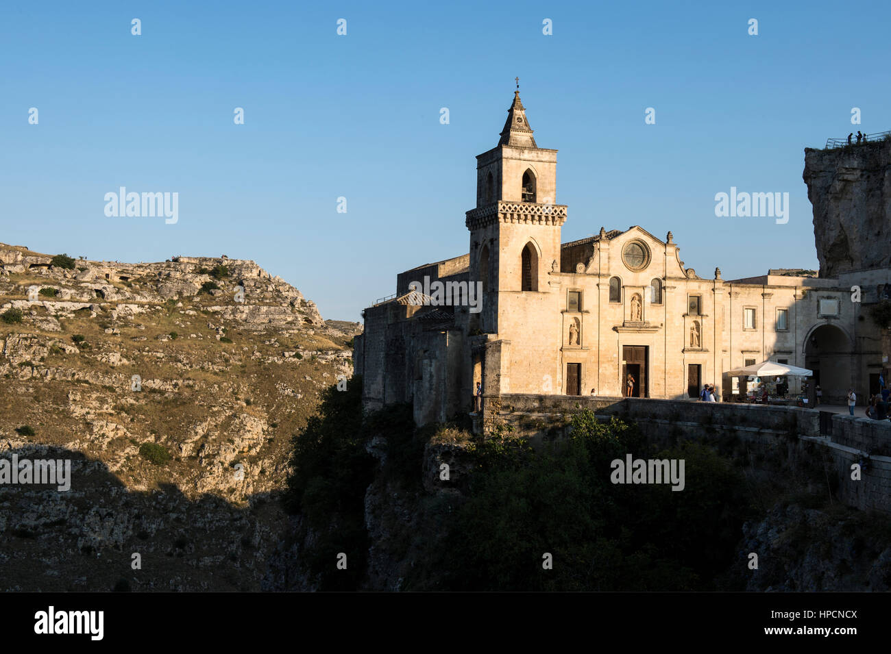 Italien, Basilikata, Matera, Kirche San Peter Stockfoto