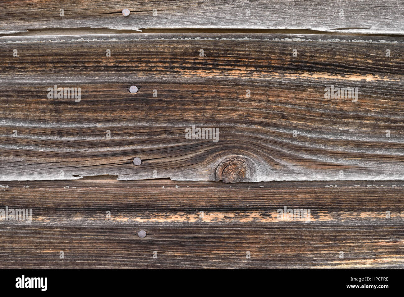 Verwitterte Scheune Holz Closeup Stockfoto