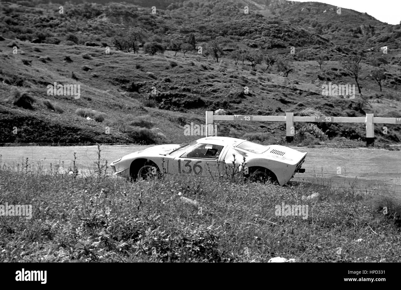 1968 Terry Drury GB Ford GT40 Targa Florio 54th Stockfoto