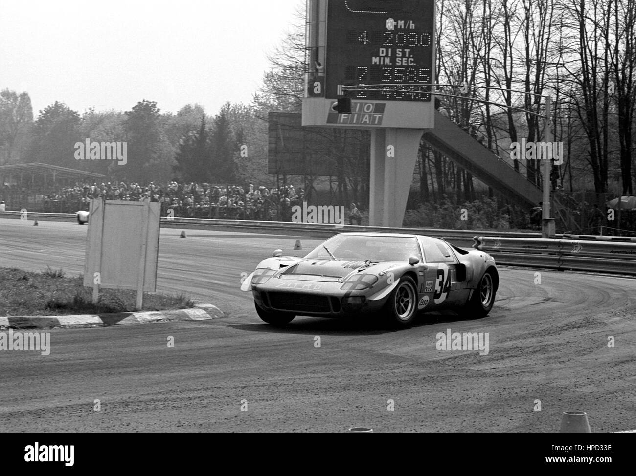 1969 Dominique Martin Französisch Ford GT40 Monza 1000Ks 15. Stockfoto