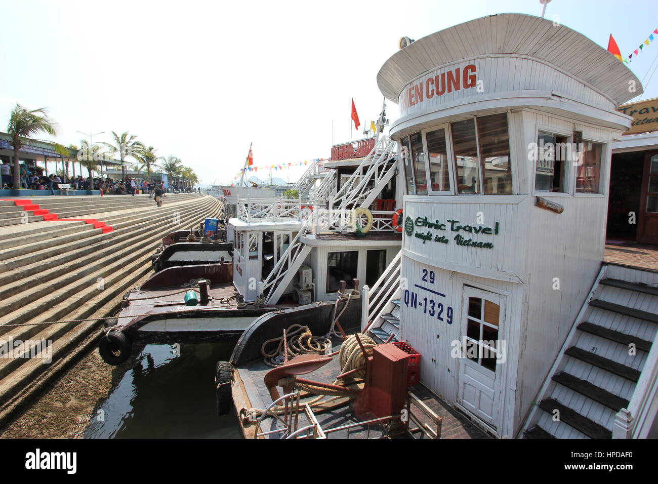 Hạ Long Bay, Northeast Vietnam Stockfoto
