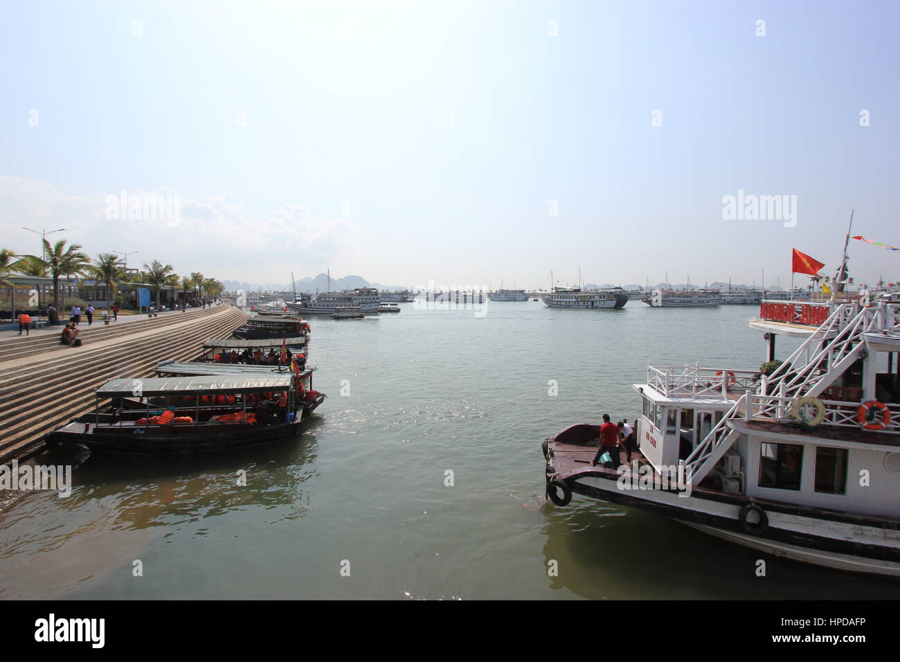 Hạ Long Bay, Northeast Vietnam Stockfoto