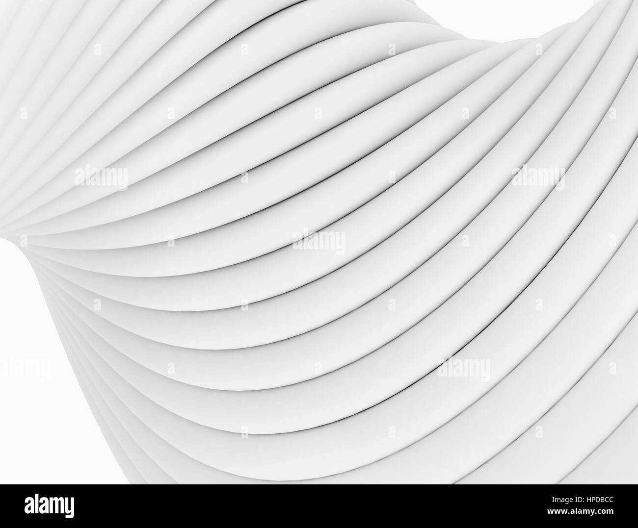 3D Bogen Form abstrakter Hintergrund Stockfoto