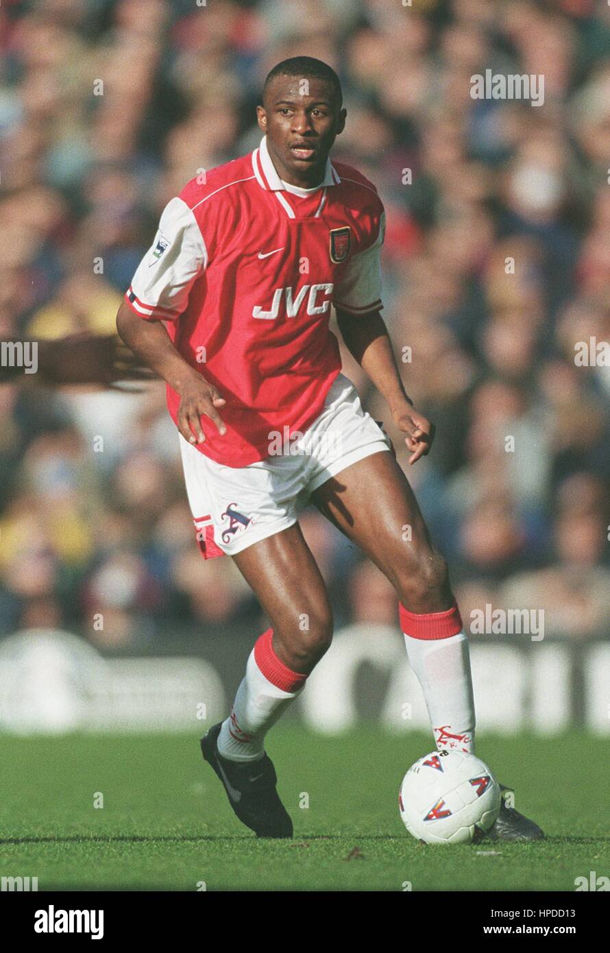 PATRICK VIEIRA ARSENAL FC 3. März 1997 Stockfoto