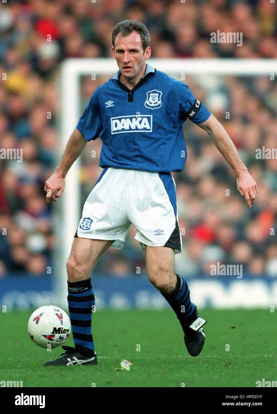 DAVE WATSON FC EVERTON 3. März 1997 Stockfoto