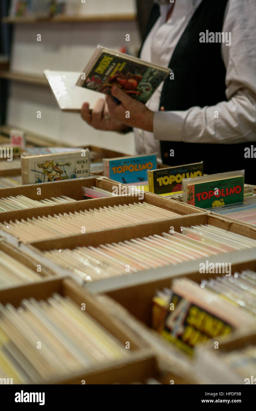 Comics Shop Stockfoto