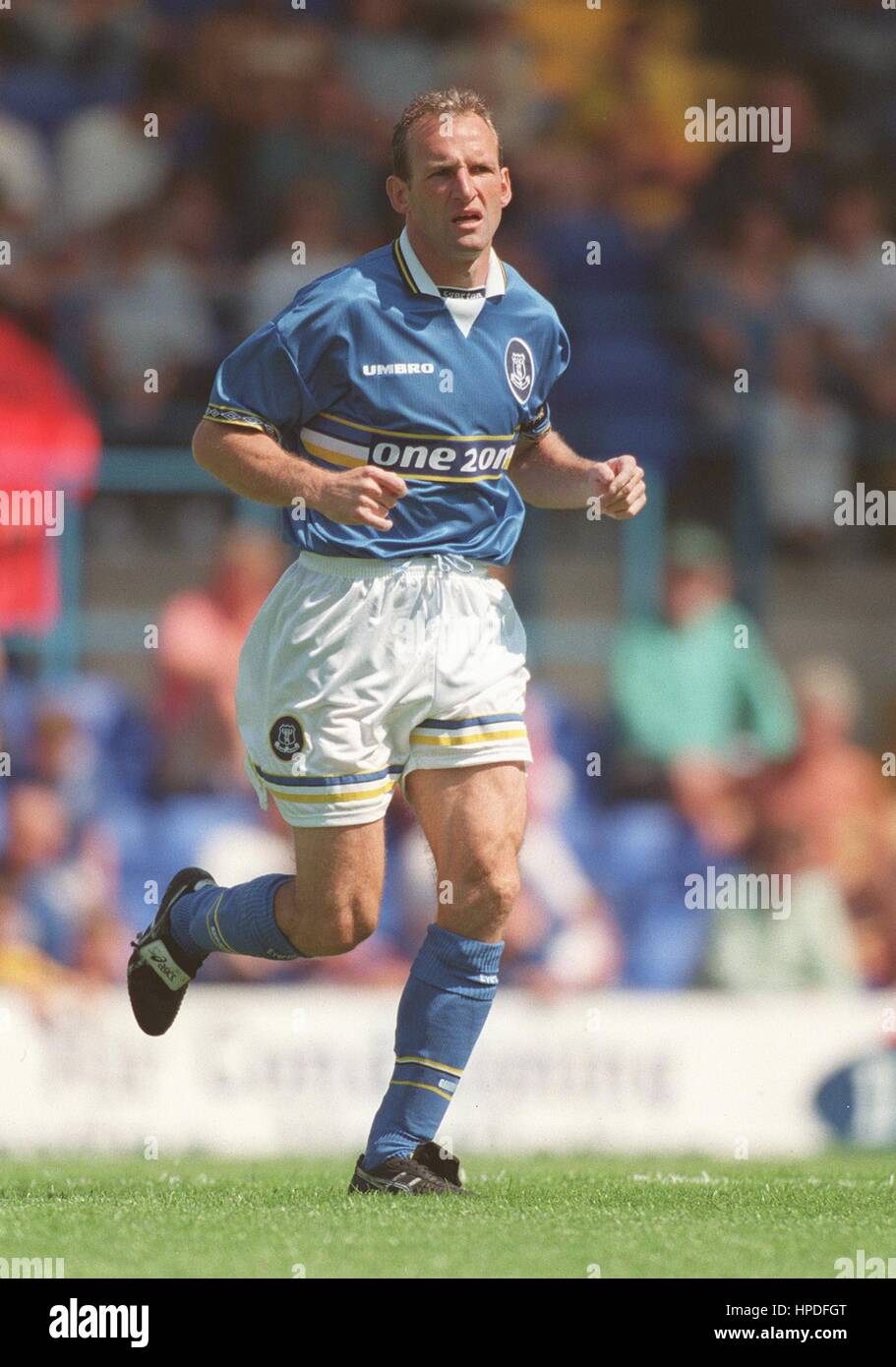 DAVE WATSON EVERTON FC 21. Juli 1997 Stockfoto