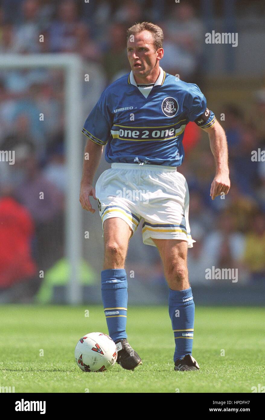 DAVE WATSON EVERTON FC 21. Juli 1997 Stockfoto