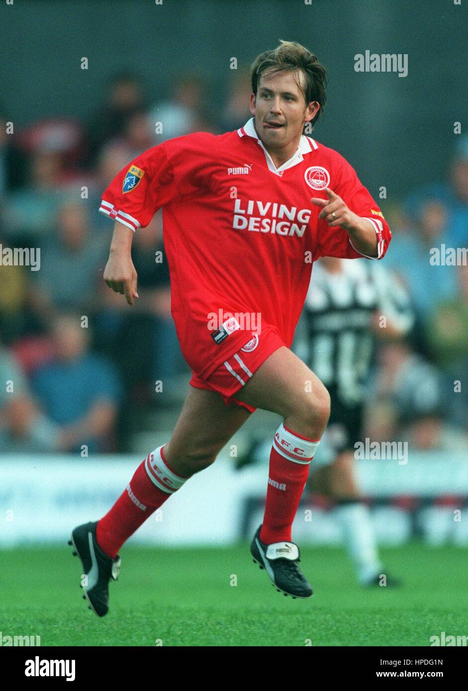 BILLY DODDS ABERDEEN FC 25. Juli 1997 Stockfoto