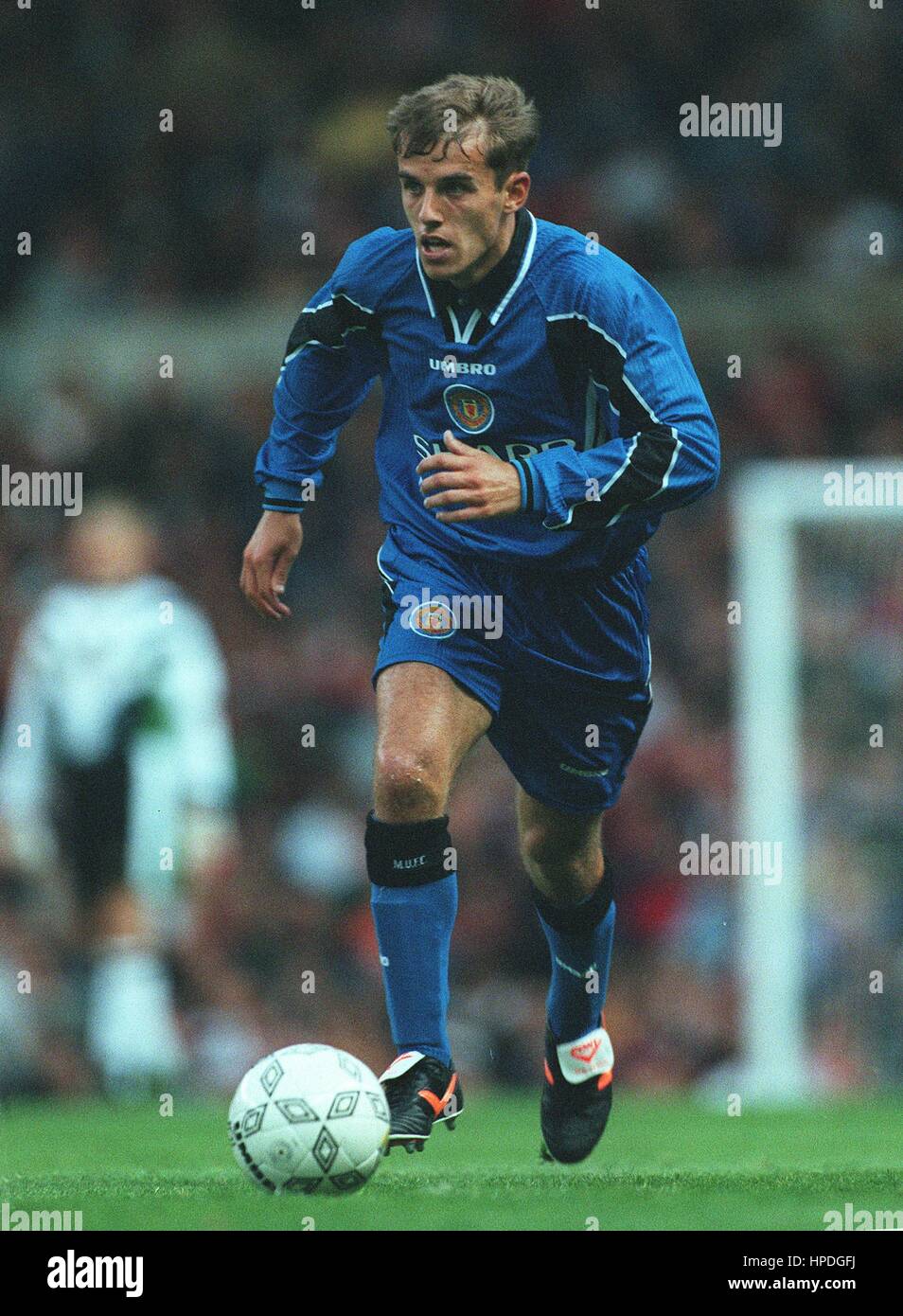PHILIP NEVILLE MANCHESTER UNITED 31. Juli 1997 Stockfoto